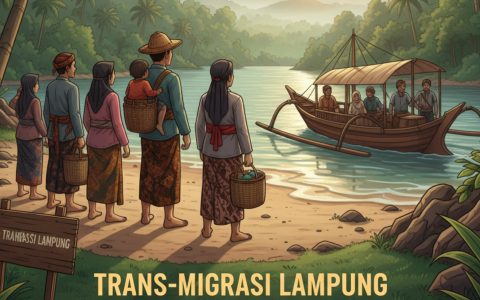 Ilustrasi Transmigrasi ke Lampung