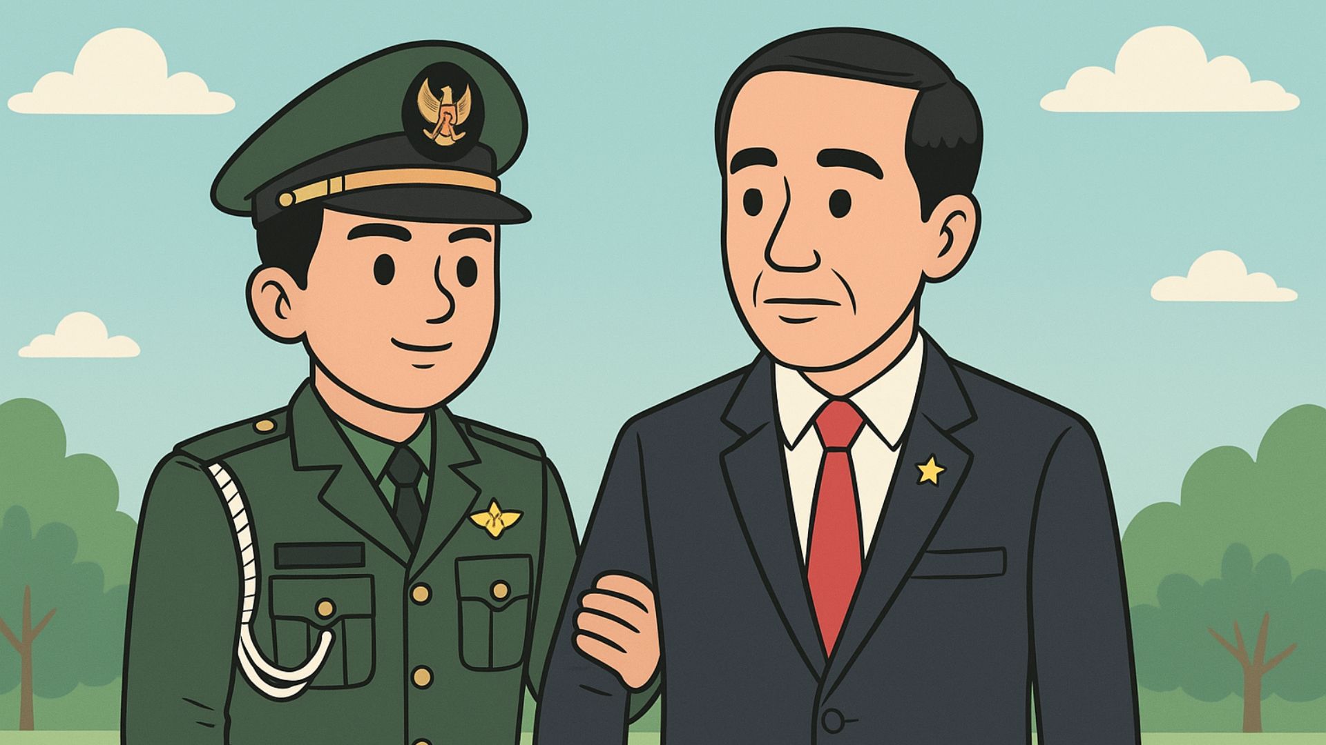 Ilustrasi ajudan. [ChatGPT]