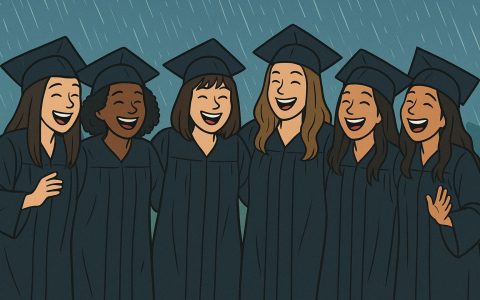 Ilustrasi foto wisuda. [ChatGPT]