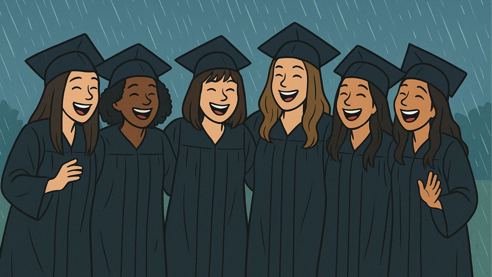 Ilustrasi foto wisuda. [ChatGPT]
