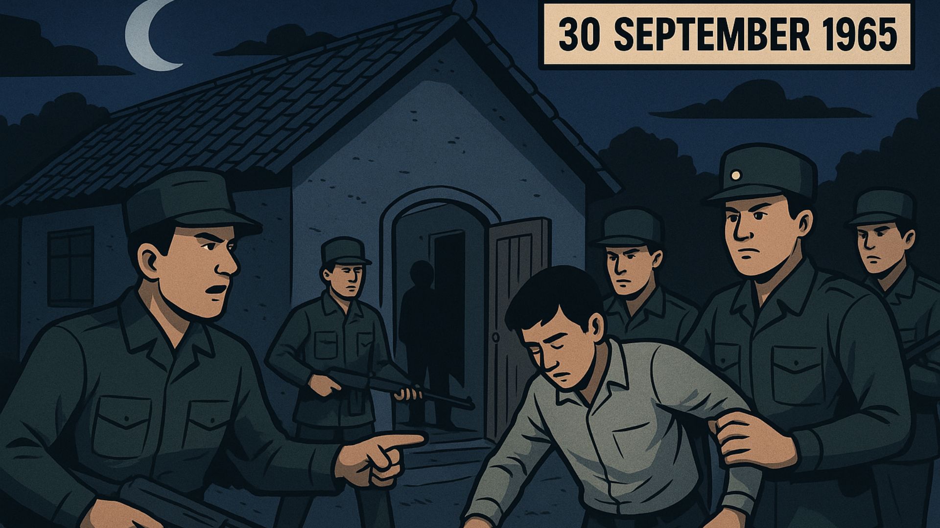 Ilustrasi Gerakan 30 September 1965. [ChatGPT]